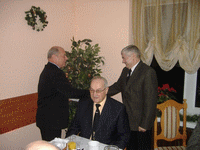 Wrczenie ycze kol. Stanisawowi