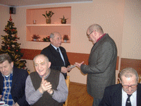 Wrczenie ycze kol. Bogdanowi